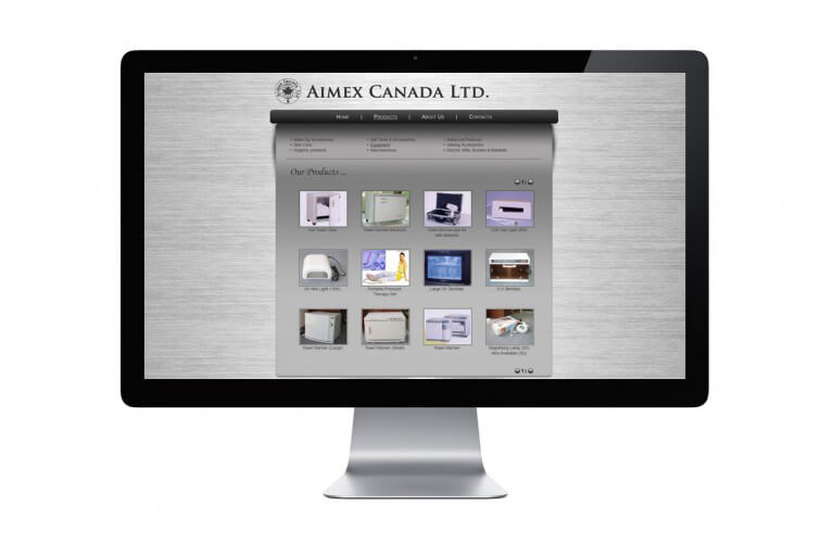 Aimex Canada - view 2 / Portfolio / Khaztech - Web design and development studio