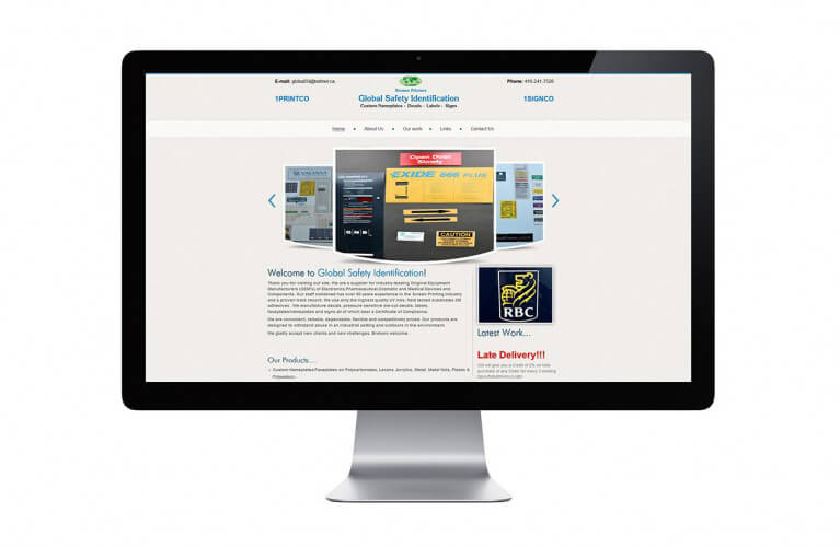 Global Safety Identification - view 1 / Portfolio / Khaztech - Web design and development studio