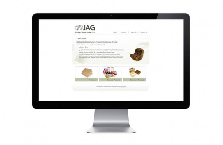 JAG Manufacturing - view 1 / Portfolio / Khaztech - Web design and development studio