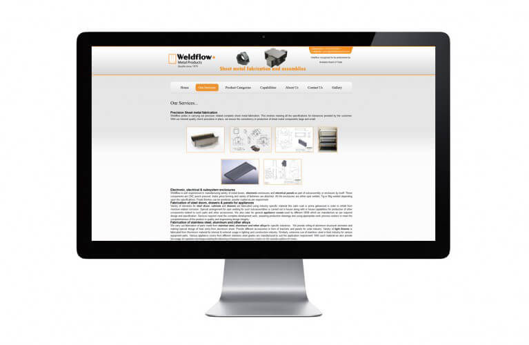 Weldflow Metal Products - view 2 / Portfolio / Khaztech - Web design and development studio