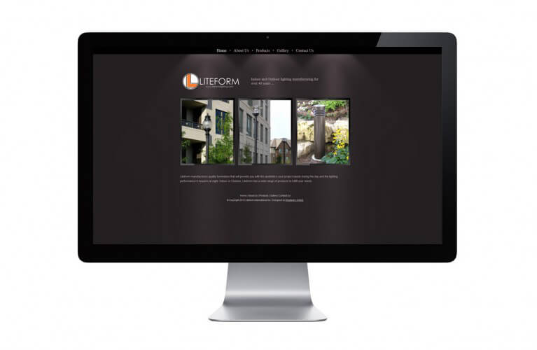 Liteform International - view 1 / Portfolio / Khaztech - Web design and development studio