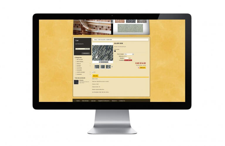 Mosaic & Tile Source - view 2 / Portfolio / Khaztech - Web design and development studio
