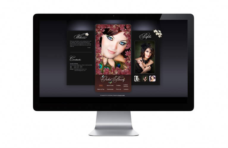 Orchid Beauty - view 1 / Portfolio / Khaztech - Web design and development studio