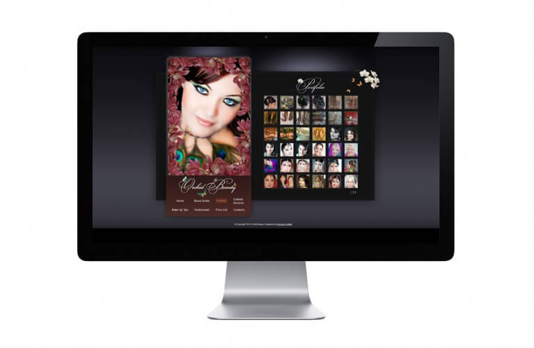 Orchid Beauty - view 2 / Portfolio / Khaztech - Web design and development studio